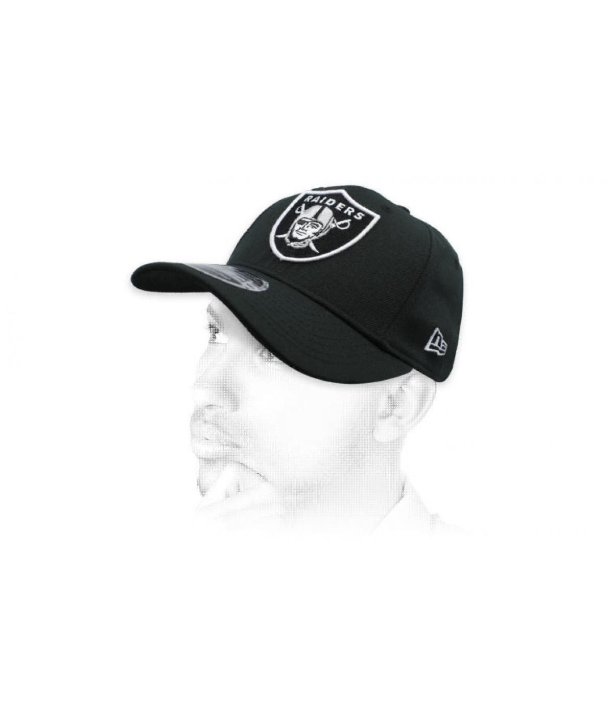 black Raiders cap Stretch Snap Raiders 9Fifty